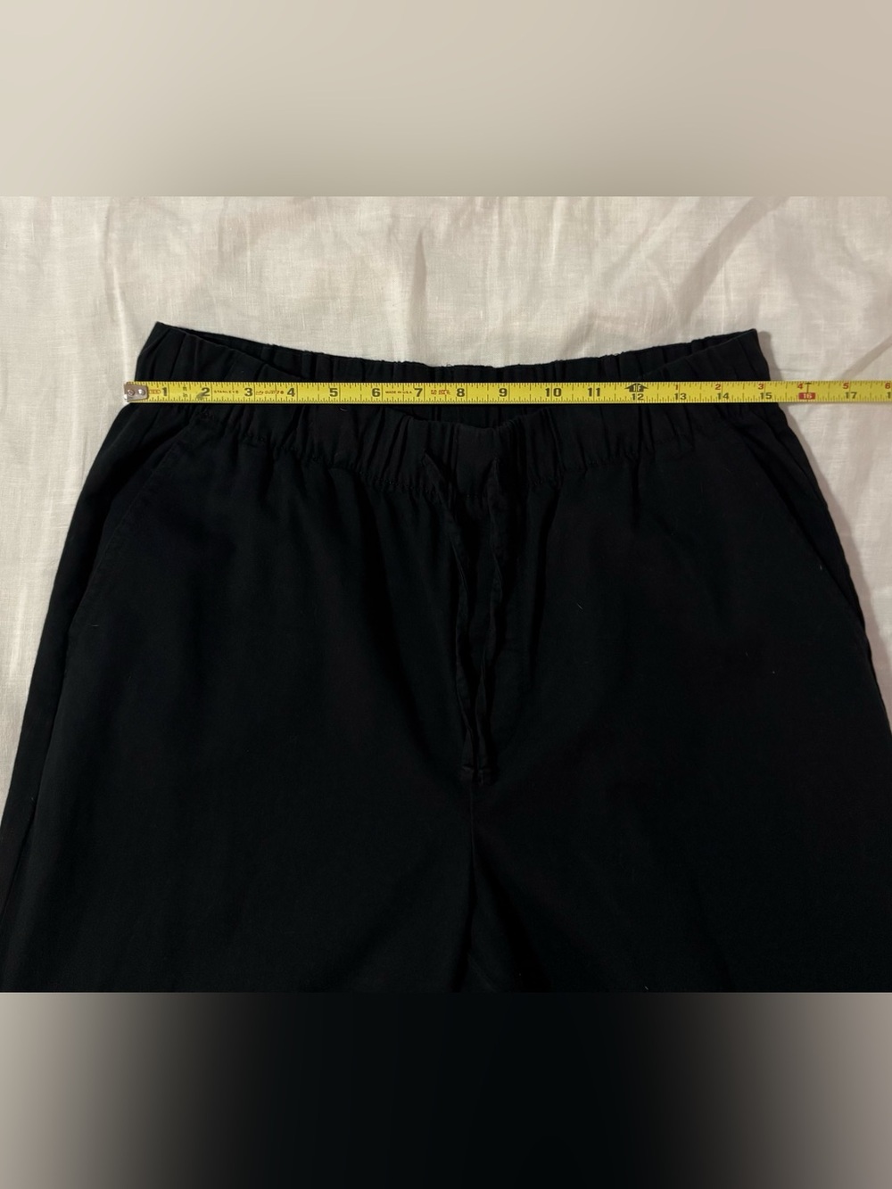 GAP Mid Rise Easy Pant Wide Leg Pull On Black - Women’s Medium - Picture 8 of 14